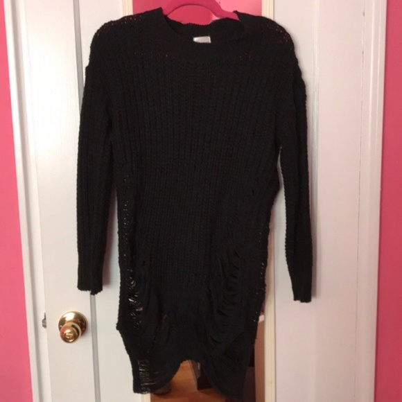 Gypsy Warrior Sweaters - Goth Girlfriend Distressed Boutique Sweater